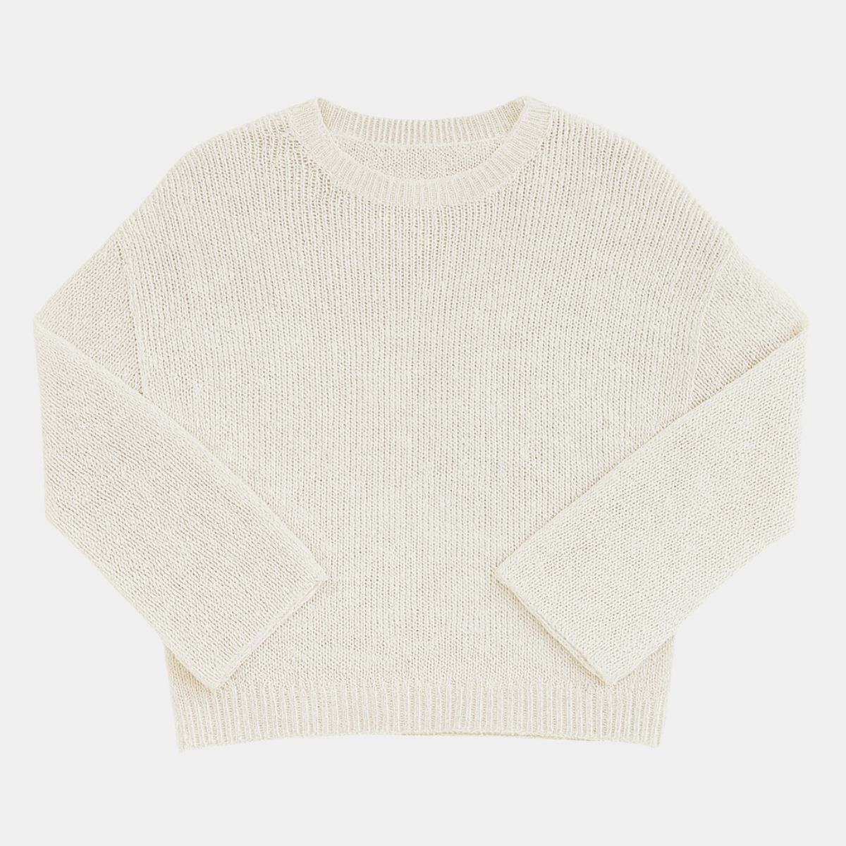 Trendy Loose Cotton Jumper – Lightweight Sweater