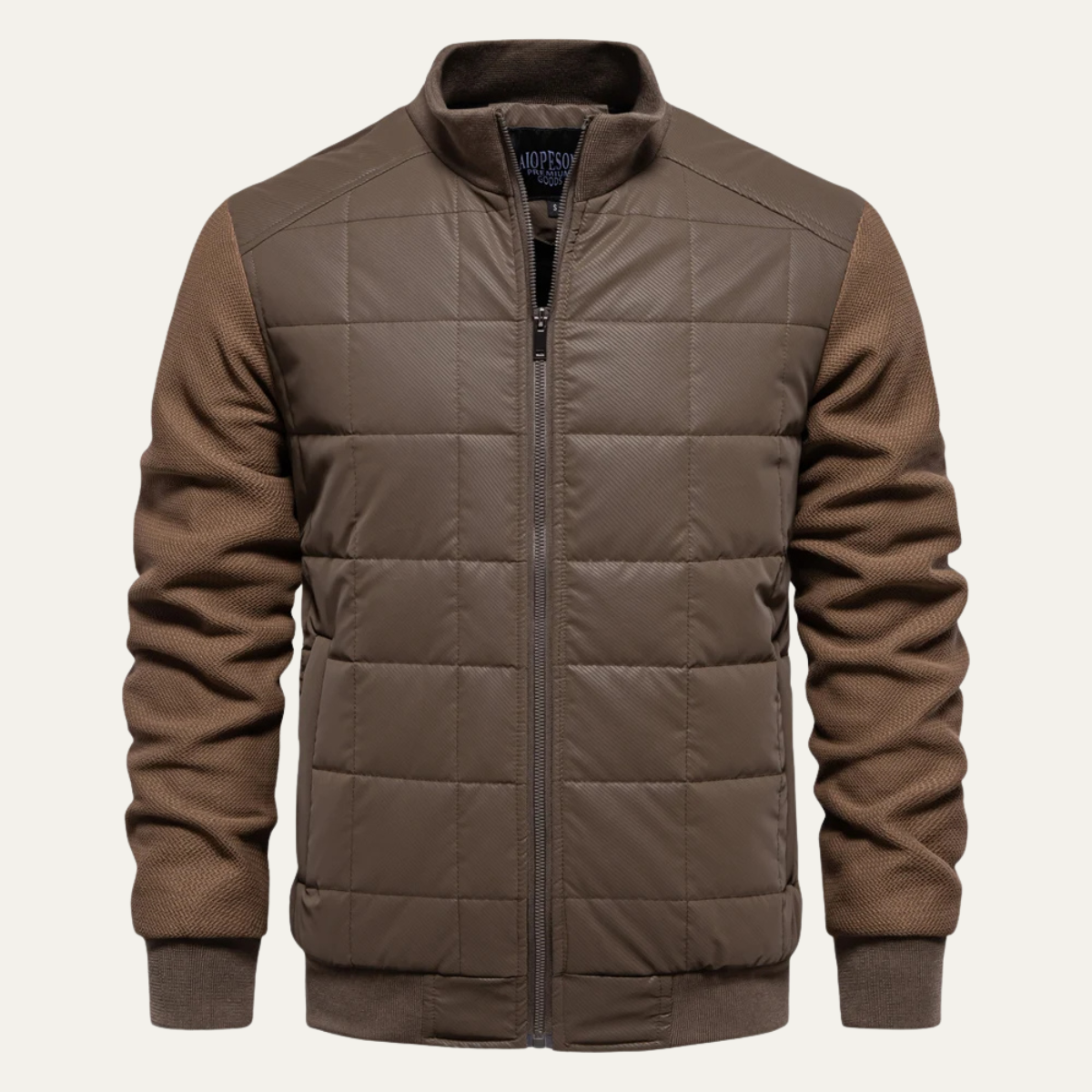 Lightweight Bomber Jacket for men – Casual Zipped Quilted Coat