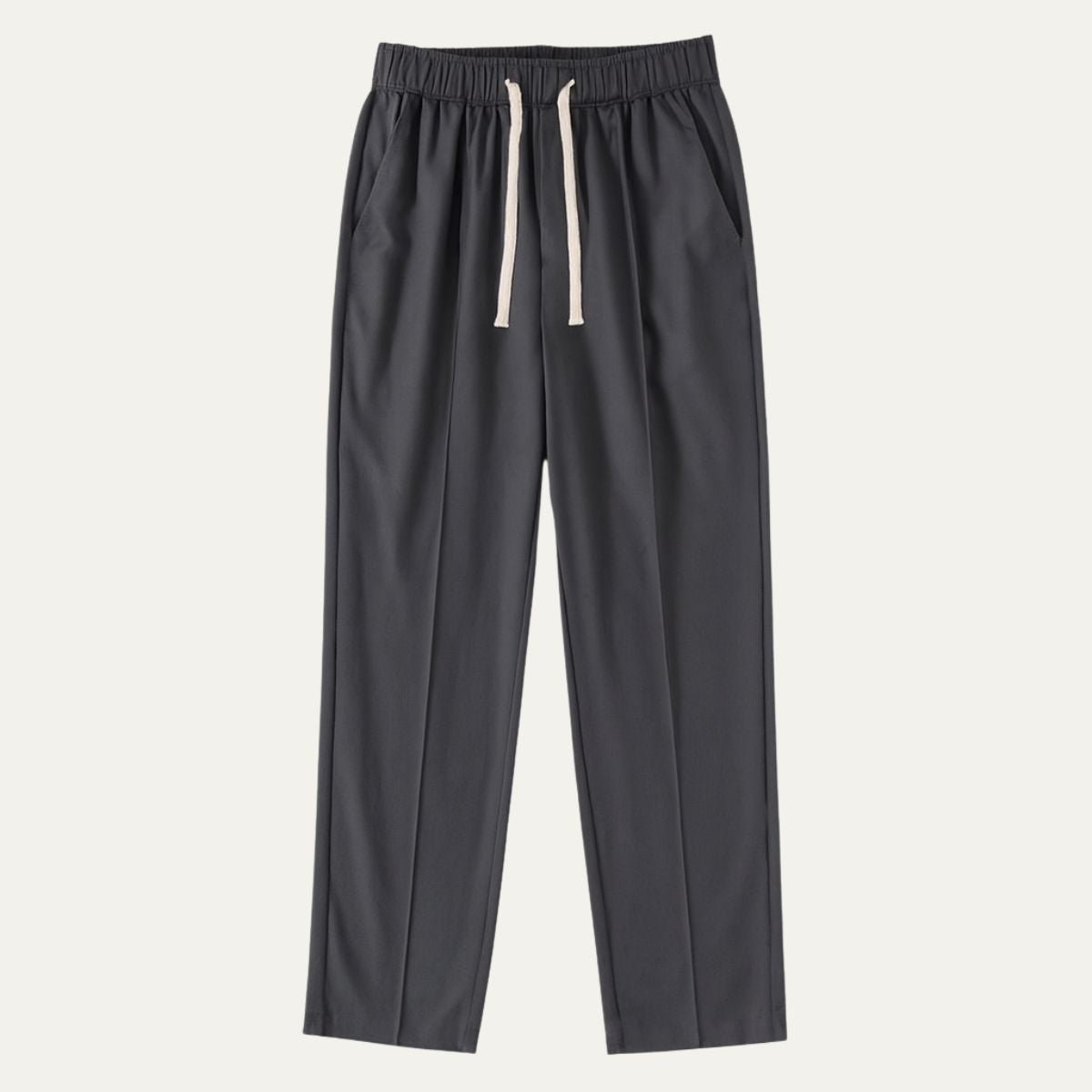 Lightweight Mens Elasticated Waist Trousers – Casual Pants