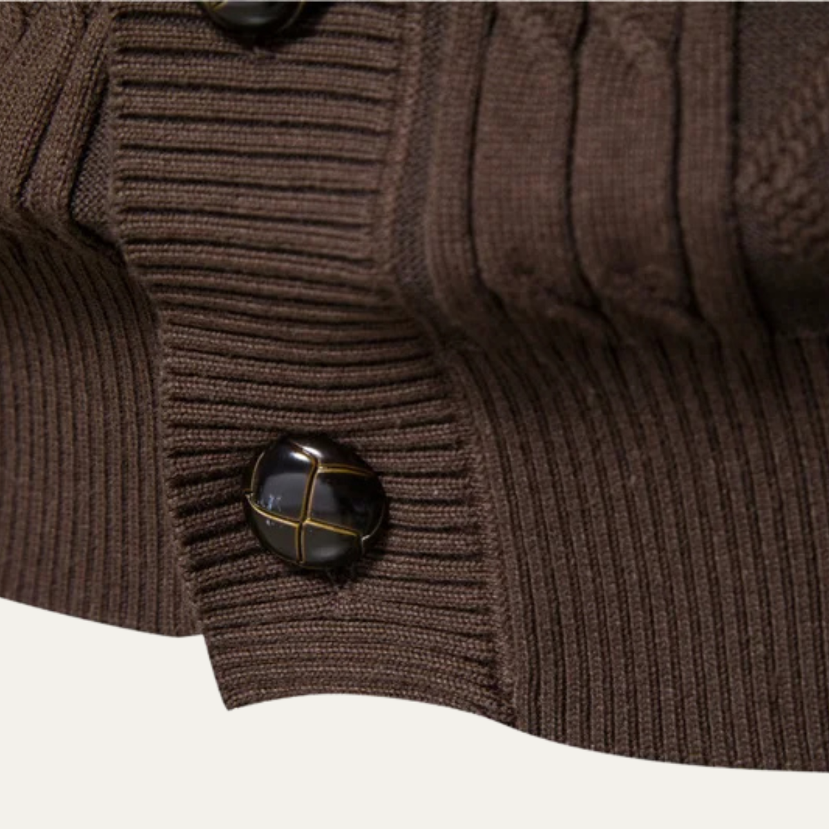 Knitted Cardigan – Button Up V-Neck Jumper