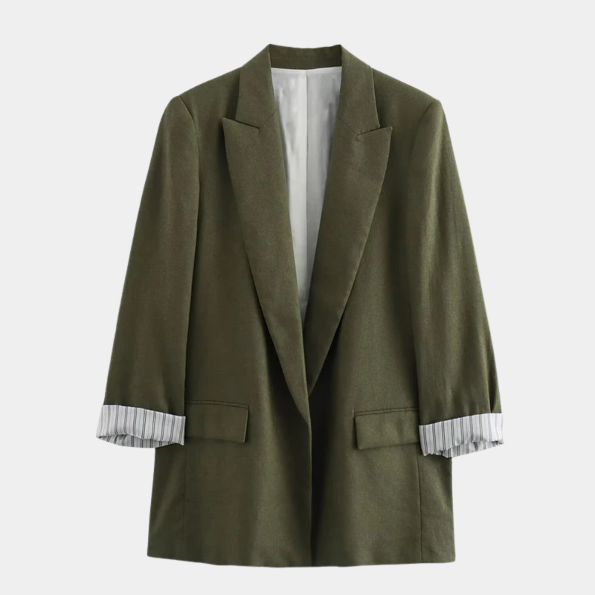 Elegant Oversized Blazer – Long Sleeve Casual Smart Jacket