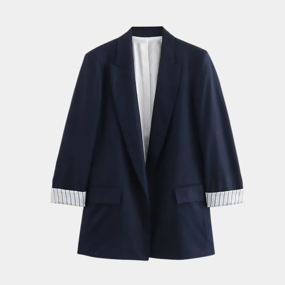 Elegant Oversized Blazer – Long Sleeve Casual Smart Jacket