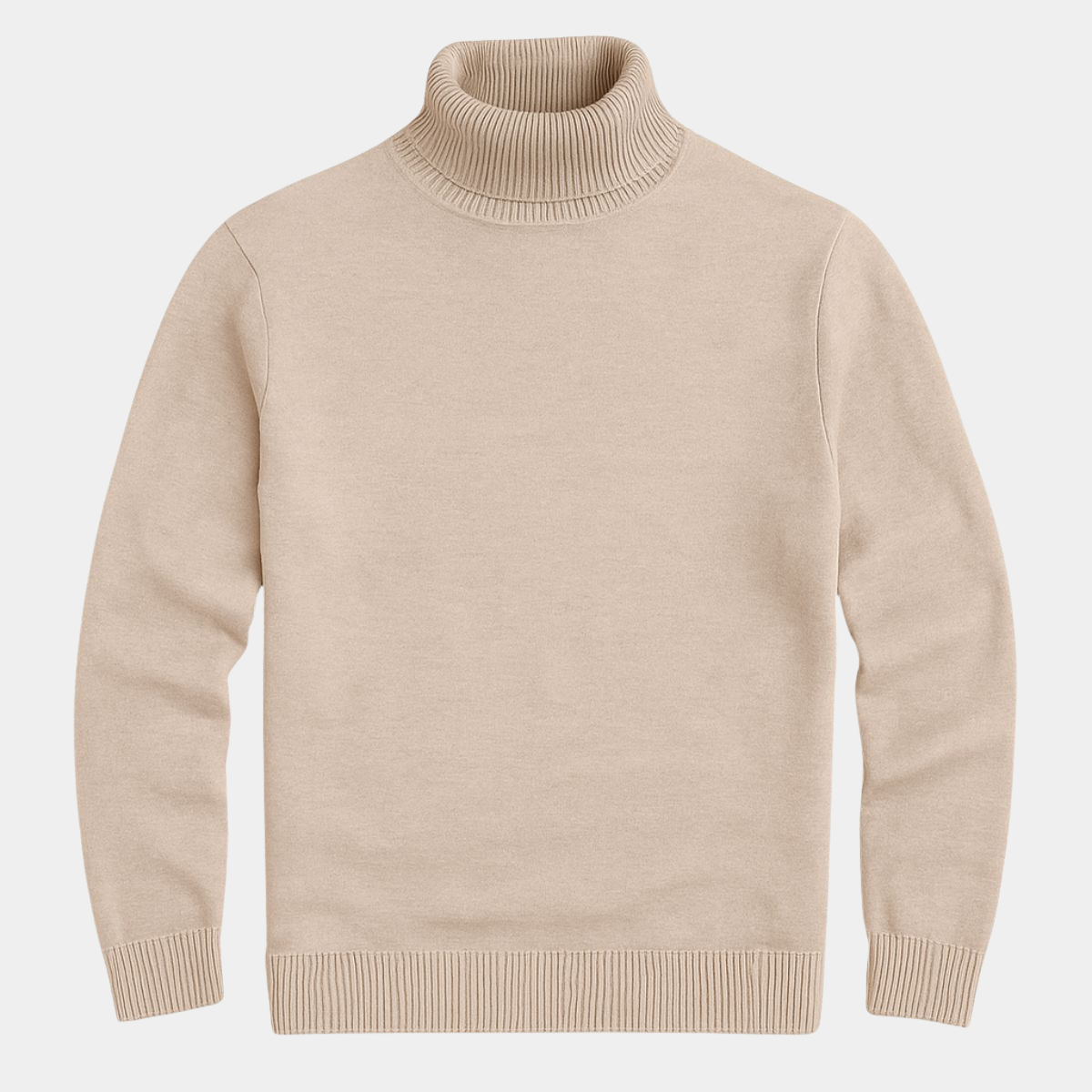 Classic Turtleneck Jumper – Slim Fit Winter Pullover
