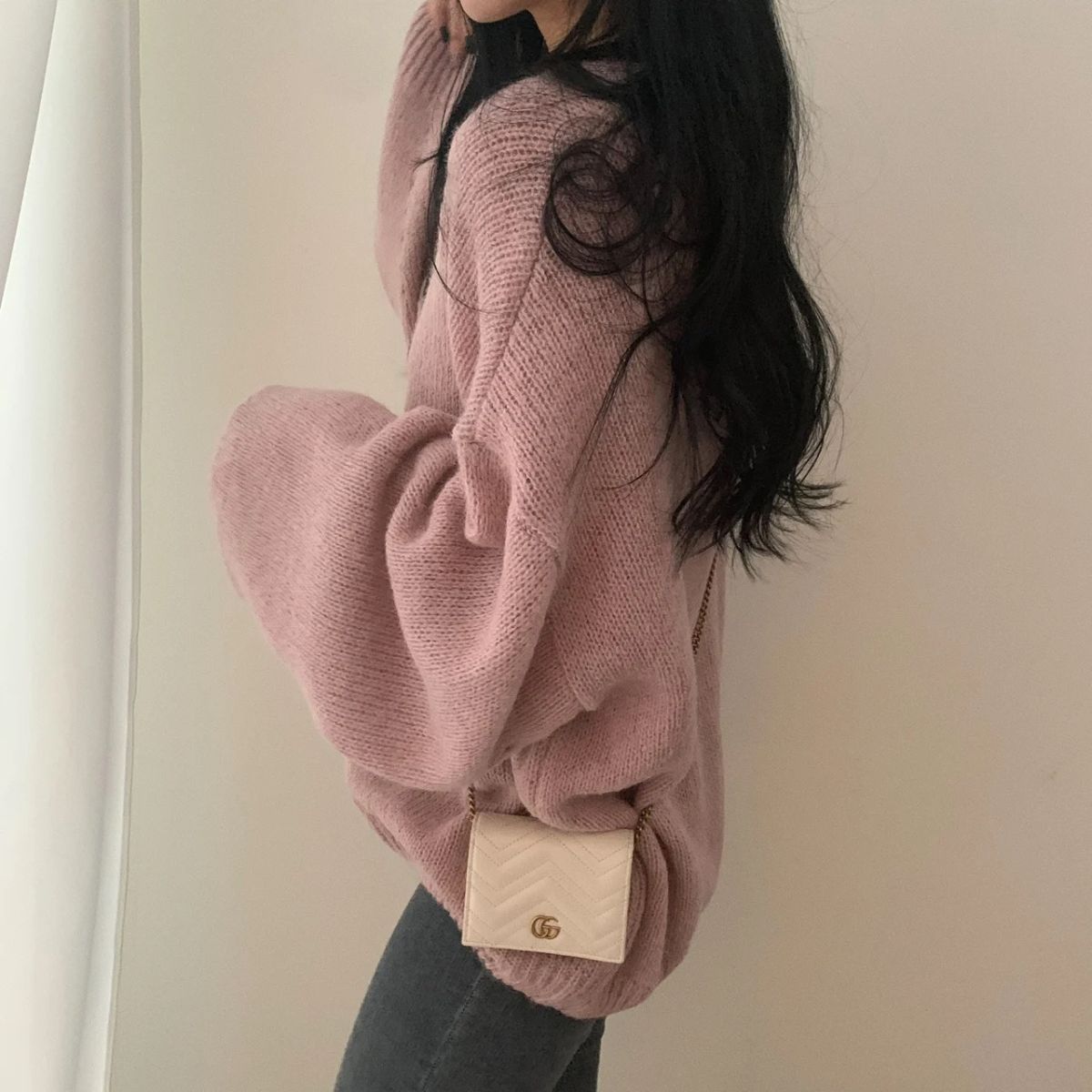 Trendy Oversized Cashmere Jumper – Warm Knit Sweater