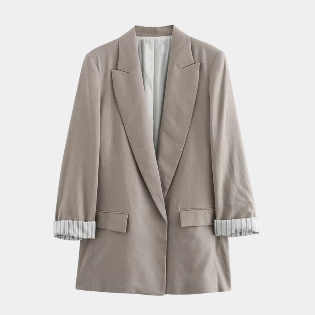 Elegant Oversized Blazer – Long Sleeve Casual Smart Jacket