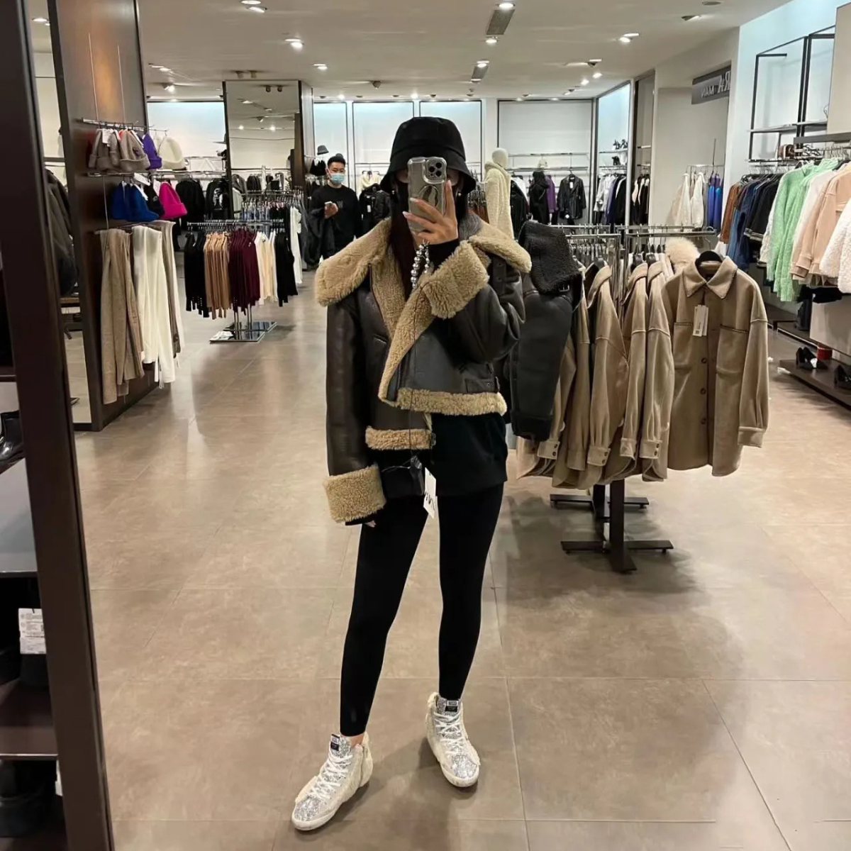 Classic Leather Jacket – Warm Winter Coat