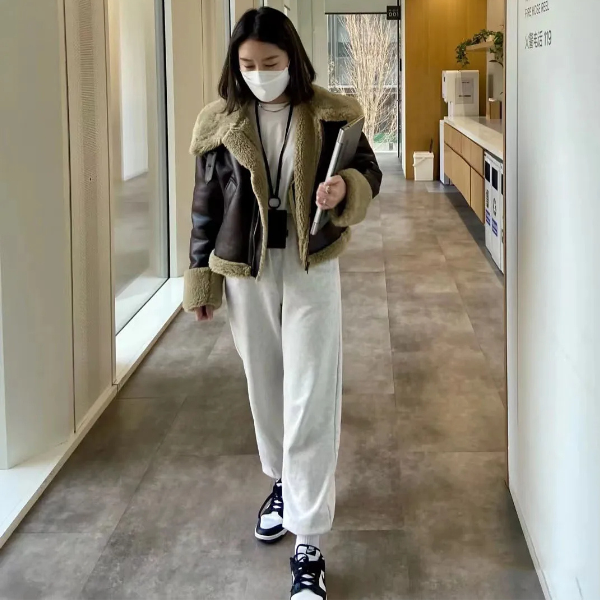 Classic Leather Jacket – Warm Winter Coat