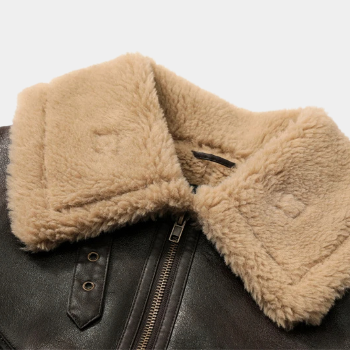 Classic Leather Jacket – Warm Winter Coat