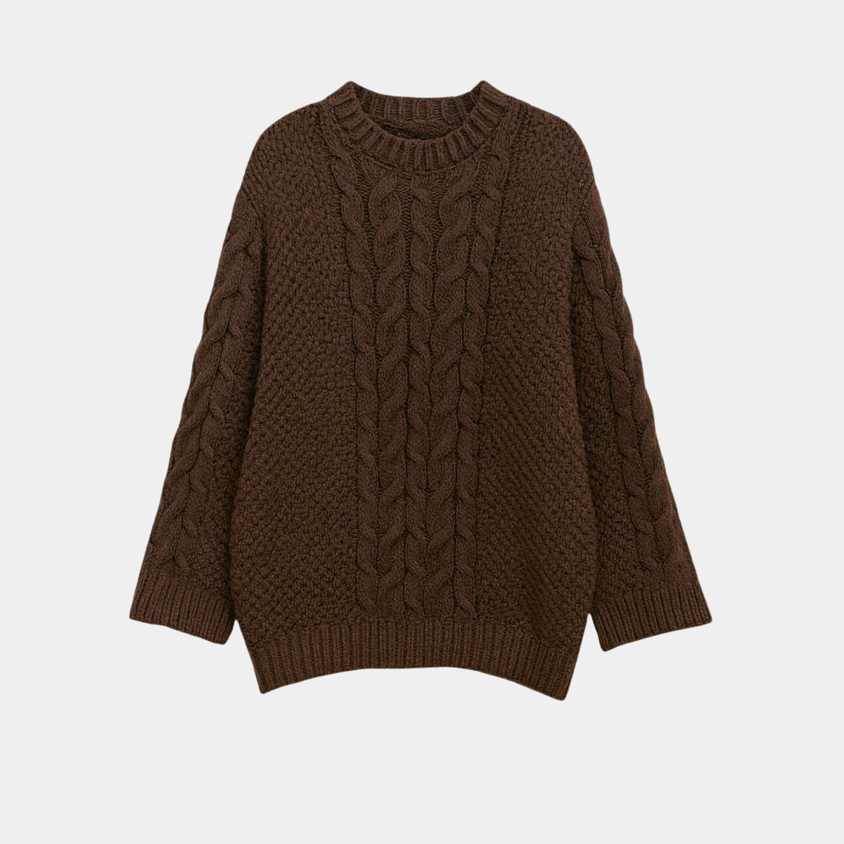 Chunky Knit Sweater – Loose Fit Winter Sweater