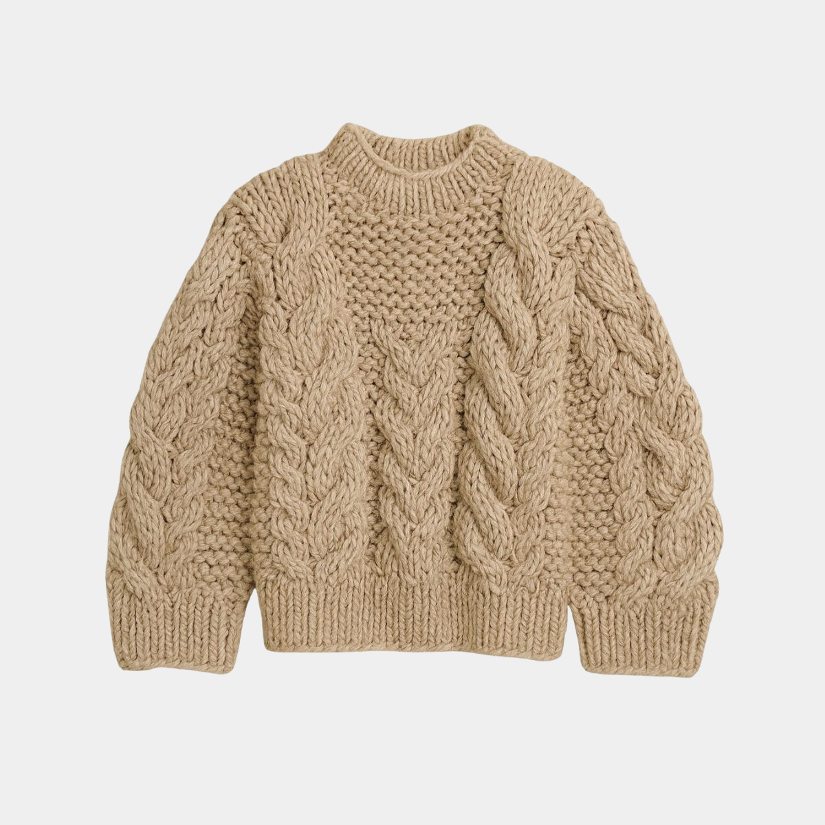 Chunky Knit Sweater – Loose Fit Winter Sweater