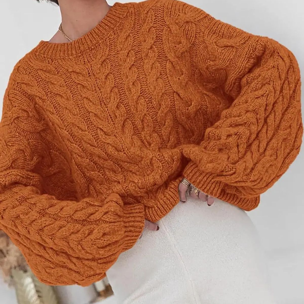 Soft Knitted Jumper – Soft Oversized Winter Sweater
