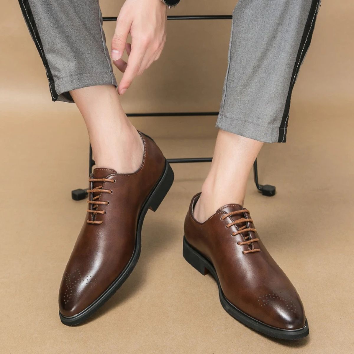 Oxford Lace-Up Shoes Smart – Smart Business & Wedding Footwear