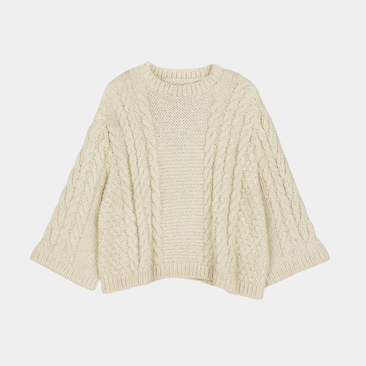 Chunky Knit Sweater – Loose Fit Winter Sweater