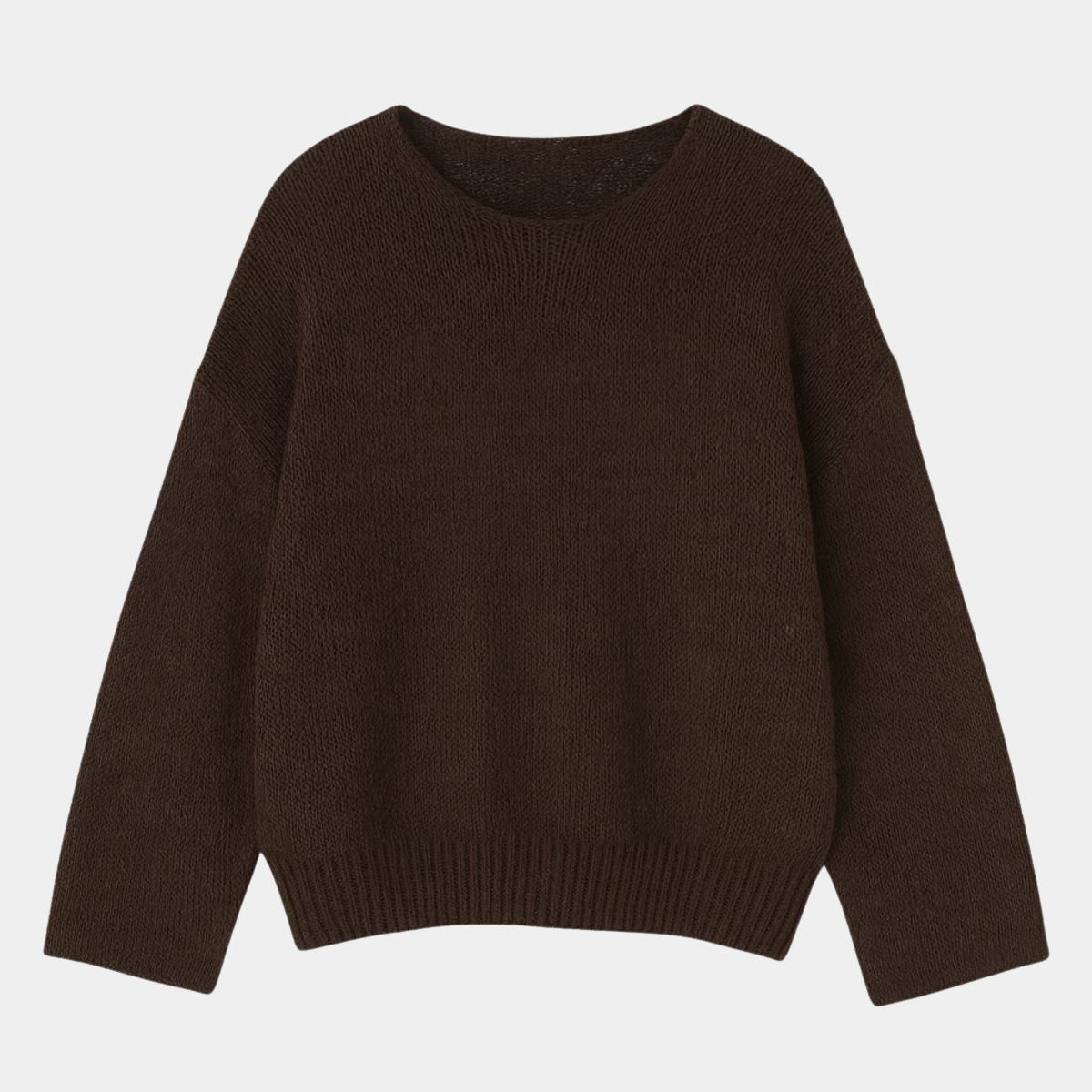 Trendy Loose Cotton Jumper – Lightweight Sweater