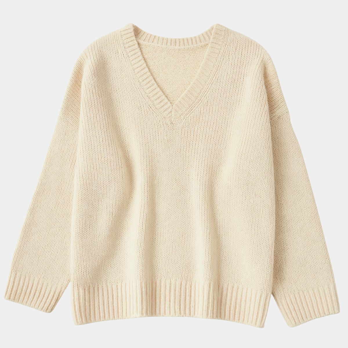 Trendy Oversized Cashmere Jumper – Warm Knit Sweater