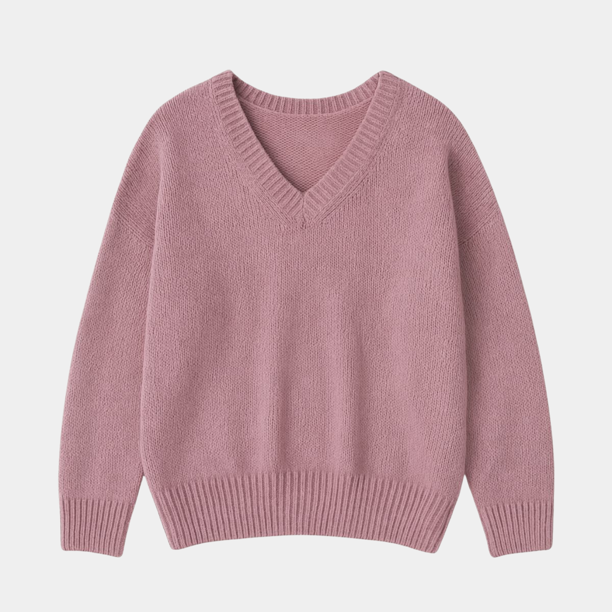 Trendy Oversized Cashmere Jumper – Warm Knit Sweater