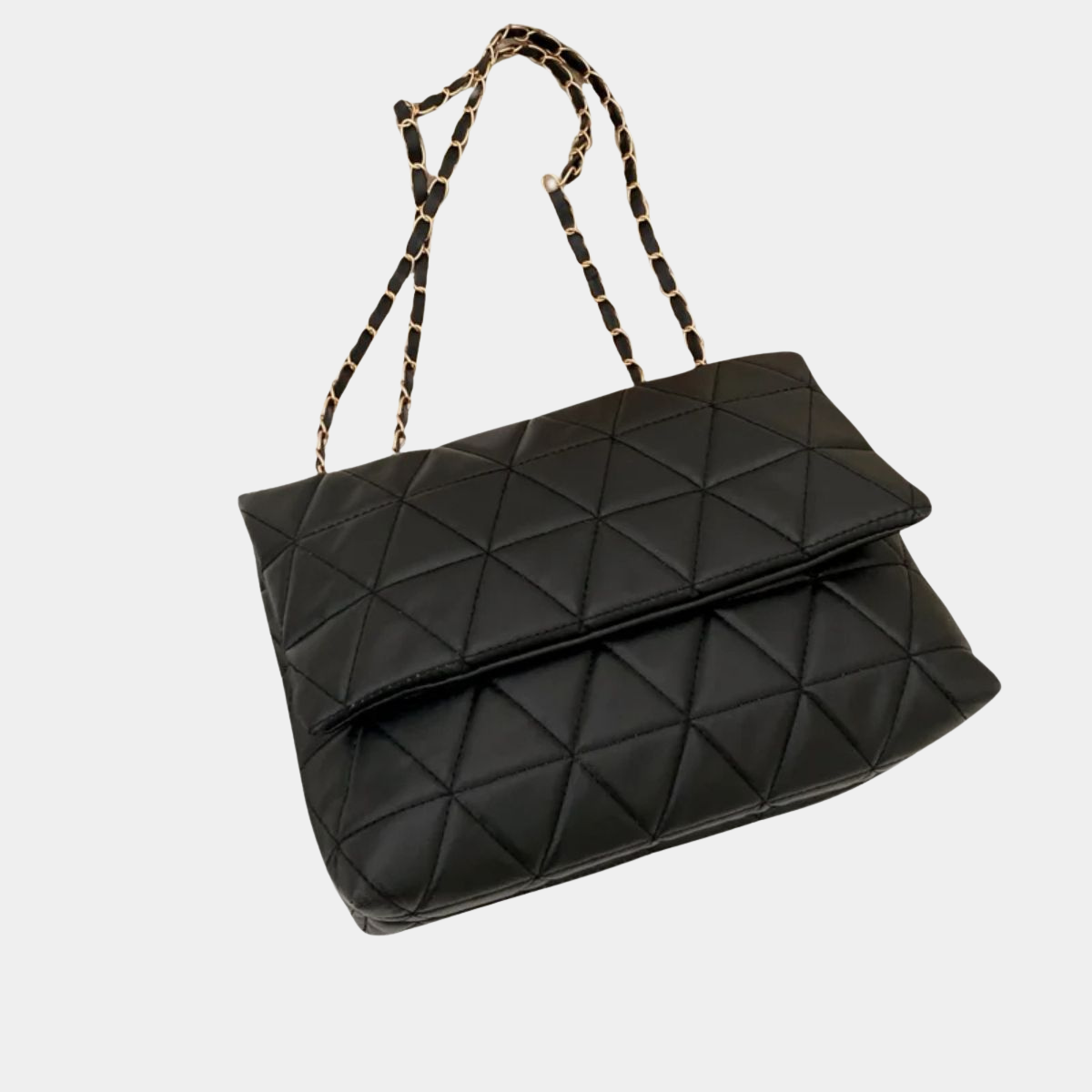 Classic Quilted Leather Bag – Chain Strap Purse