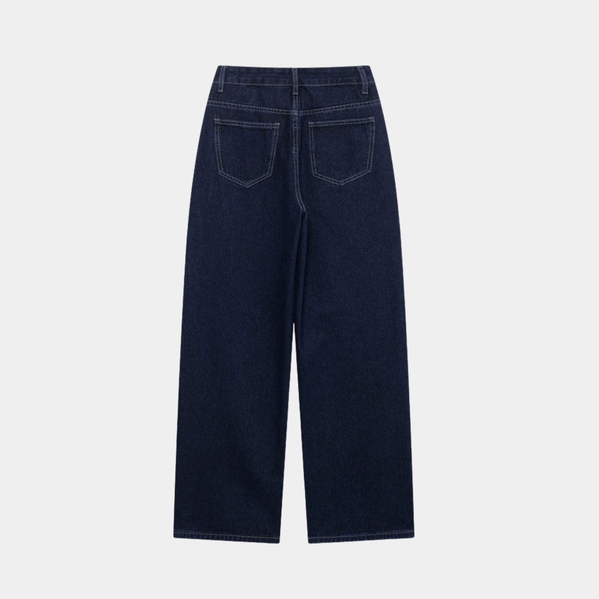 Denim Co ord Set – Belted Denim Jacket and Wide Leg Jeans
