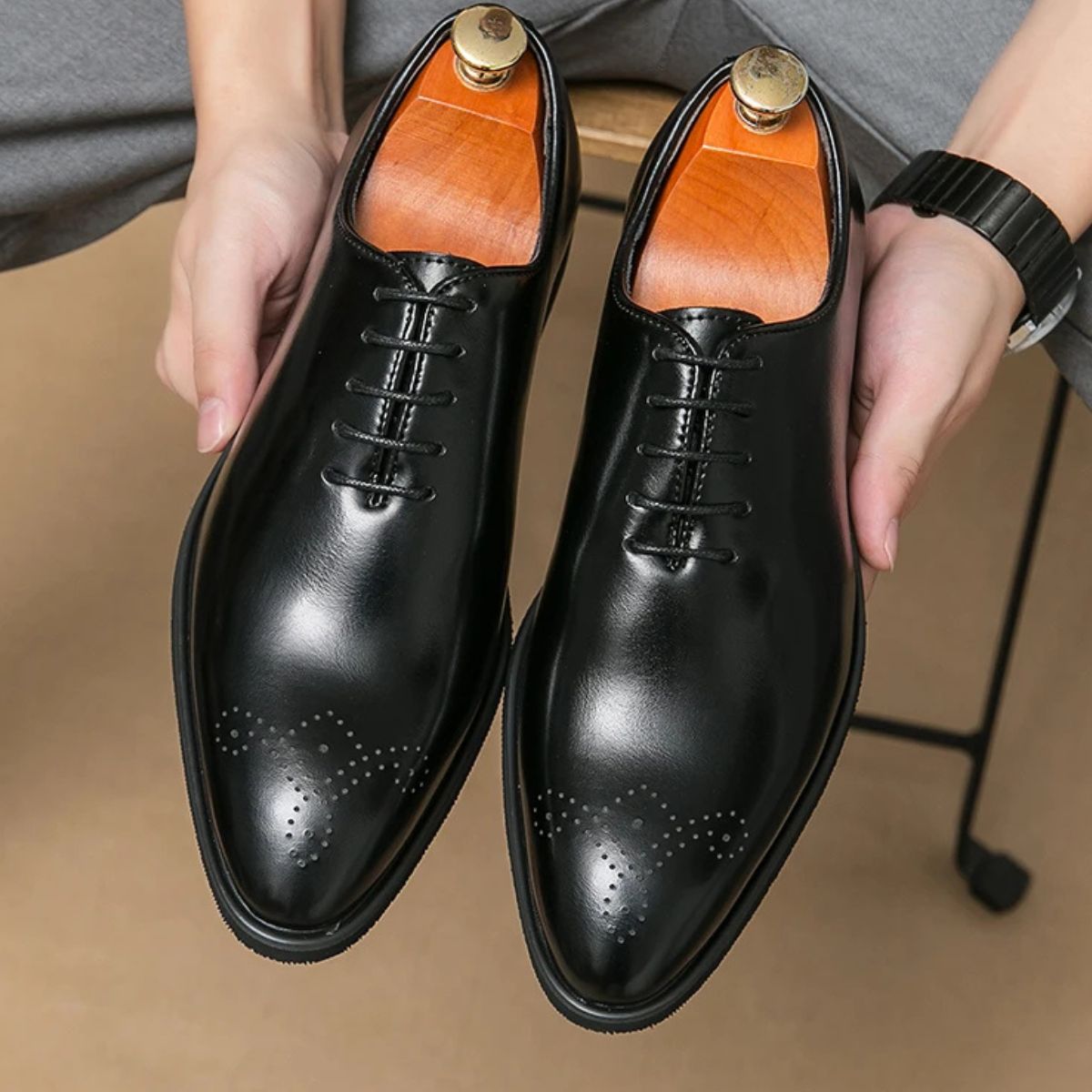 Oxford Lace-Up Shoes Smart – Smart Business & Wedding Footwear