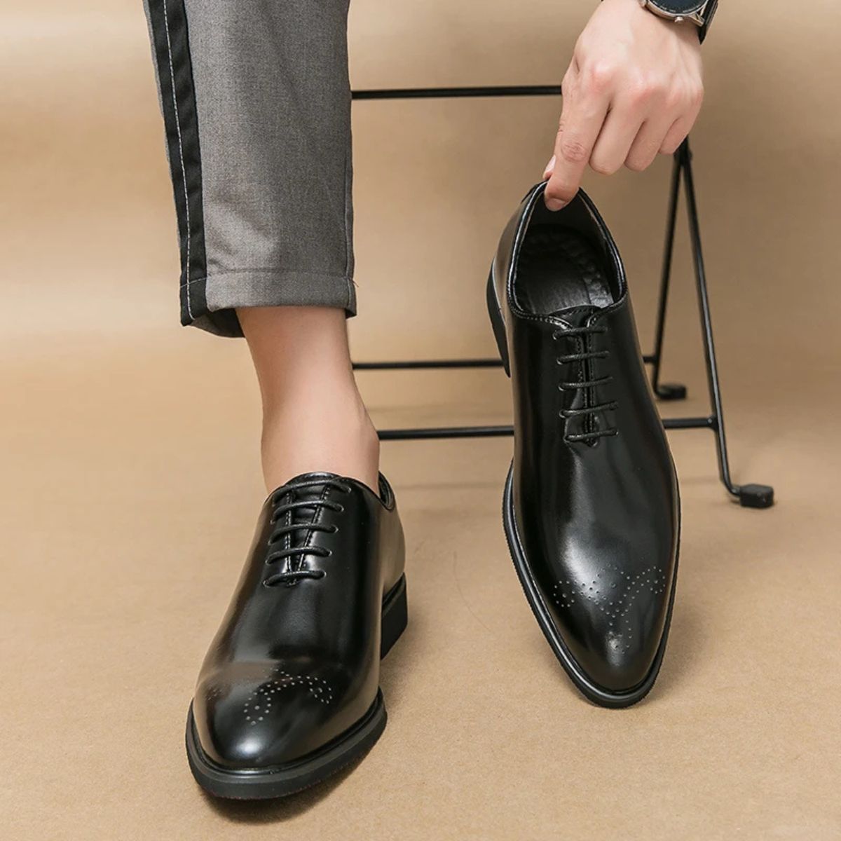 Oxford Lace-Up Shoes Smart – Smart Business & Wedding Footwear