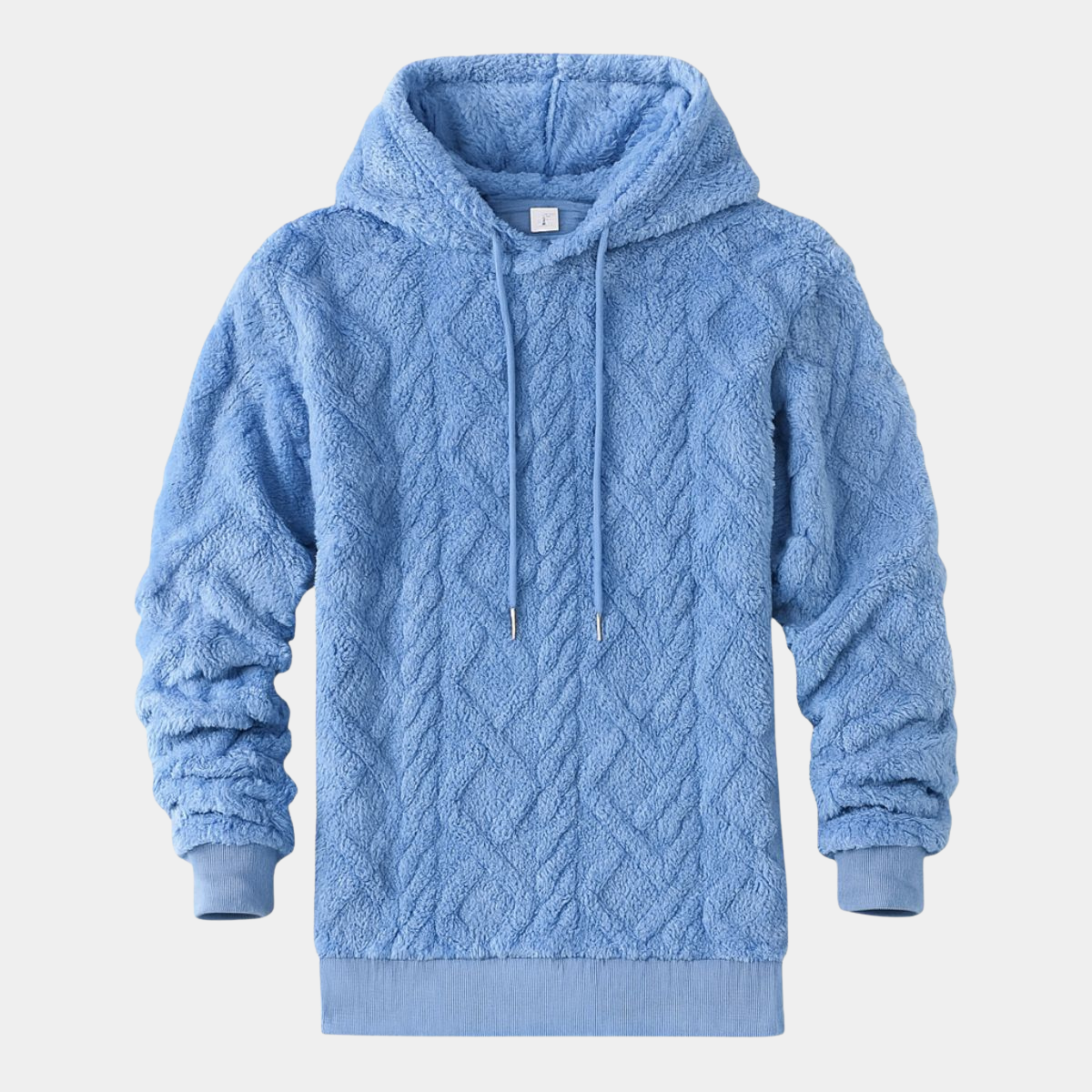 Modern Cable Fleece Jumper for Men