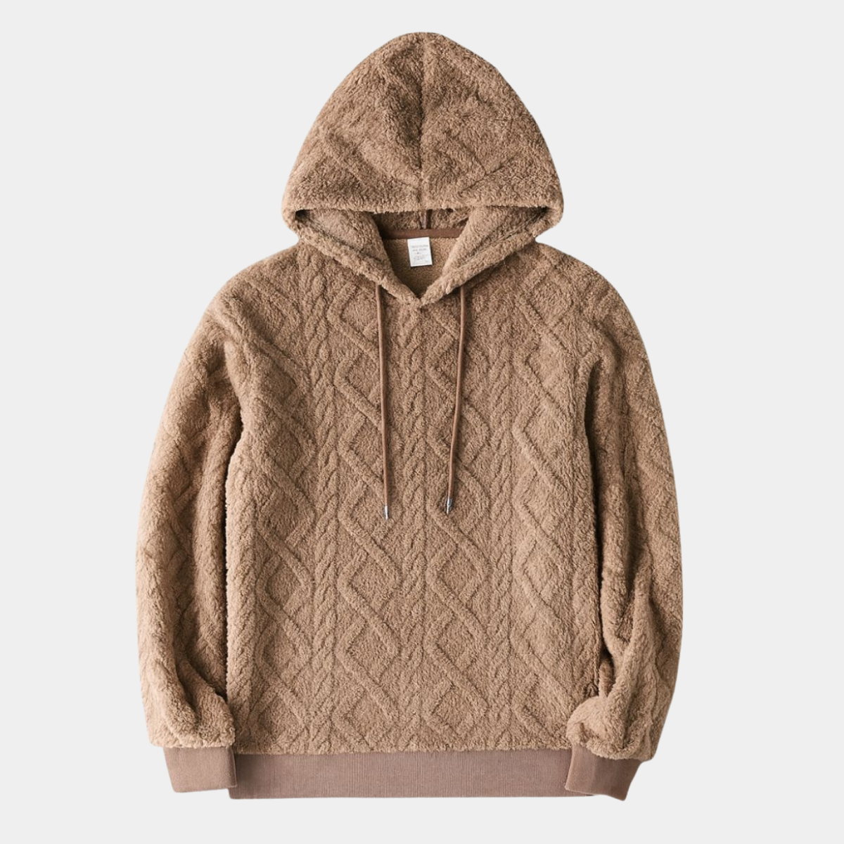 Modern Cable Fleece Jumper for Men