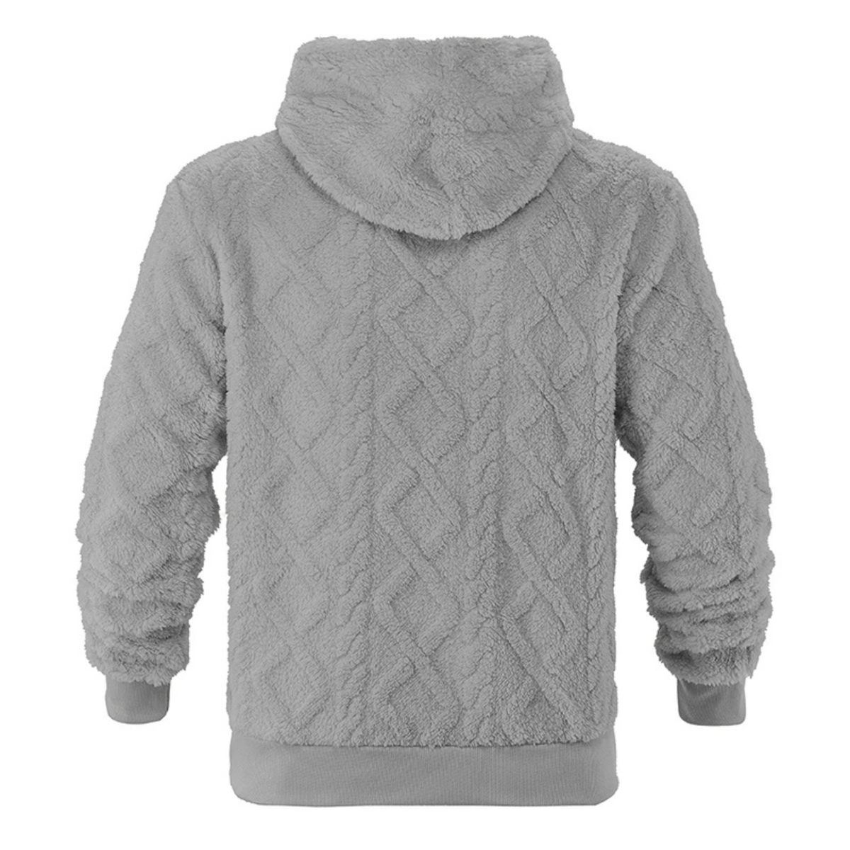 Modern Cable Fleece Jumper for Men