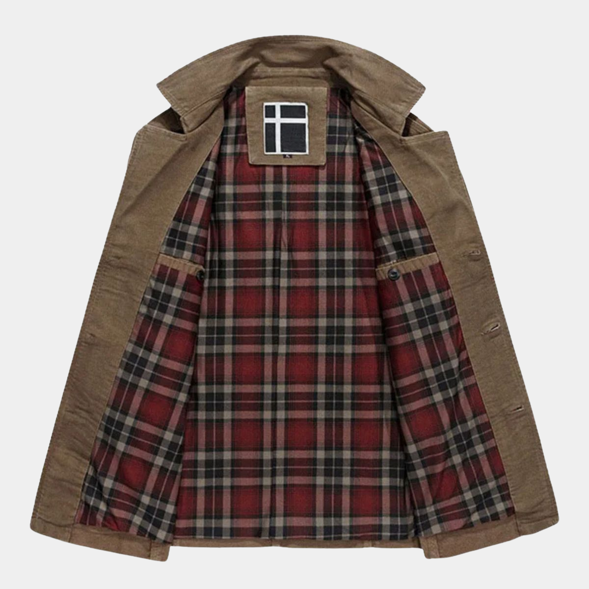 Modern Classic Long Trench Coat for Men