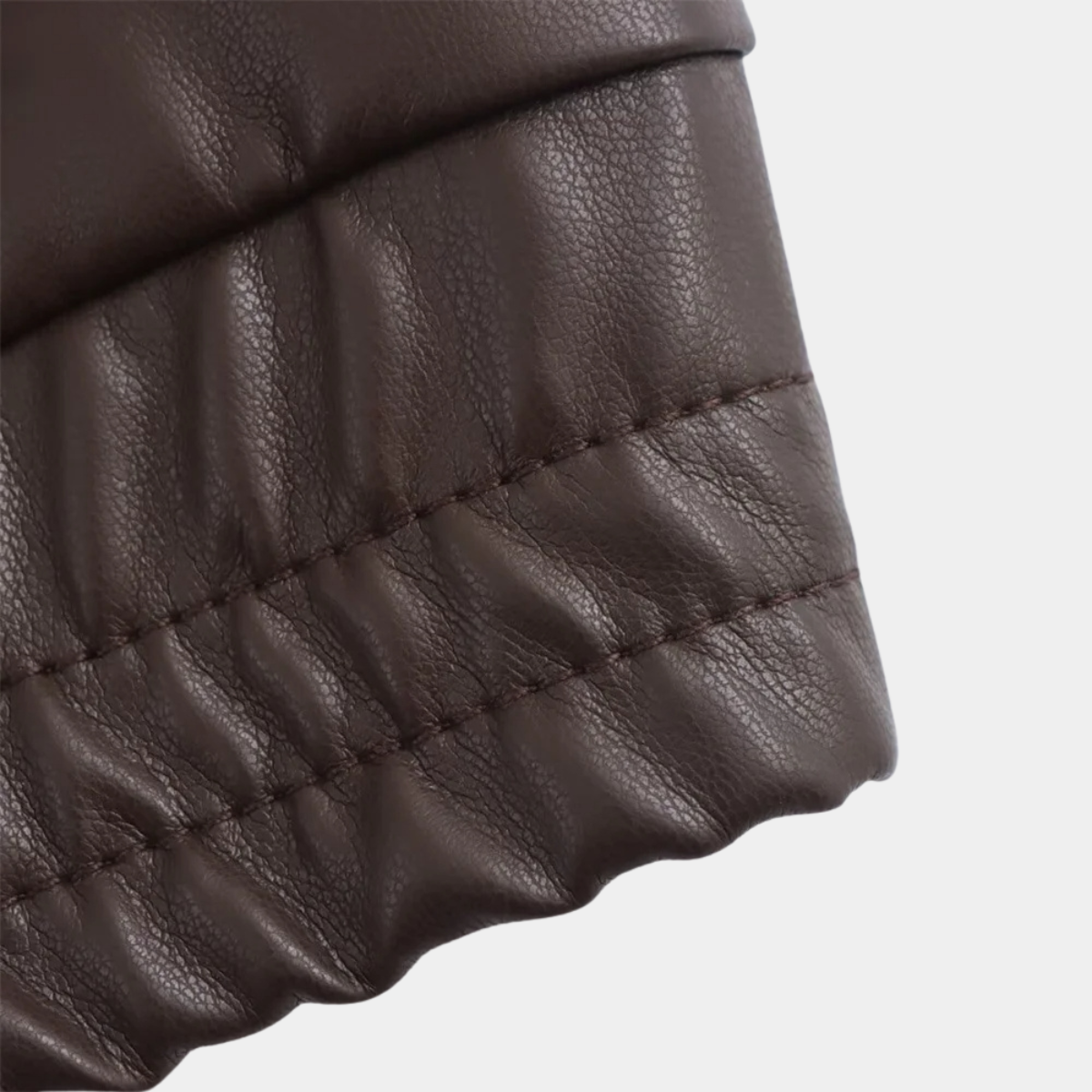 Classic Zip Up Leather Jacket – Smart Casual