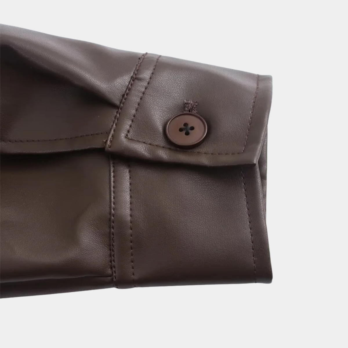 Classic Zip Up Leather Jacket – Smart Casual