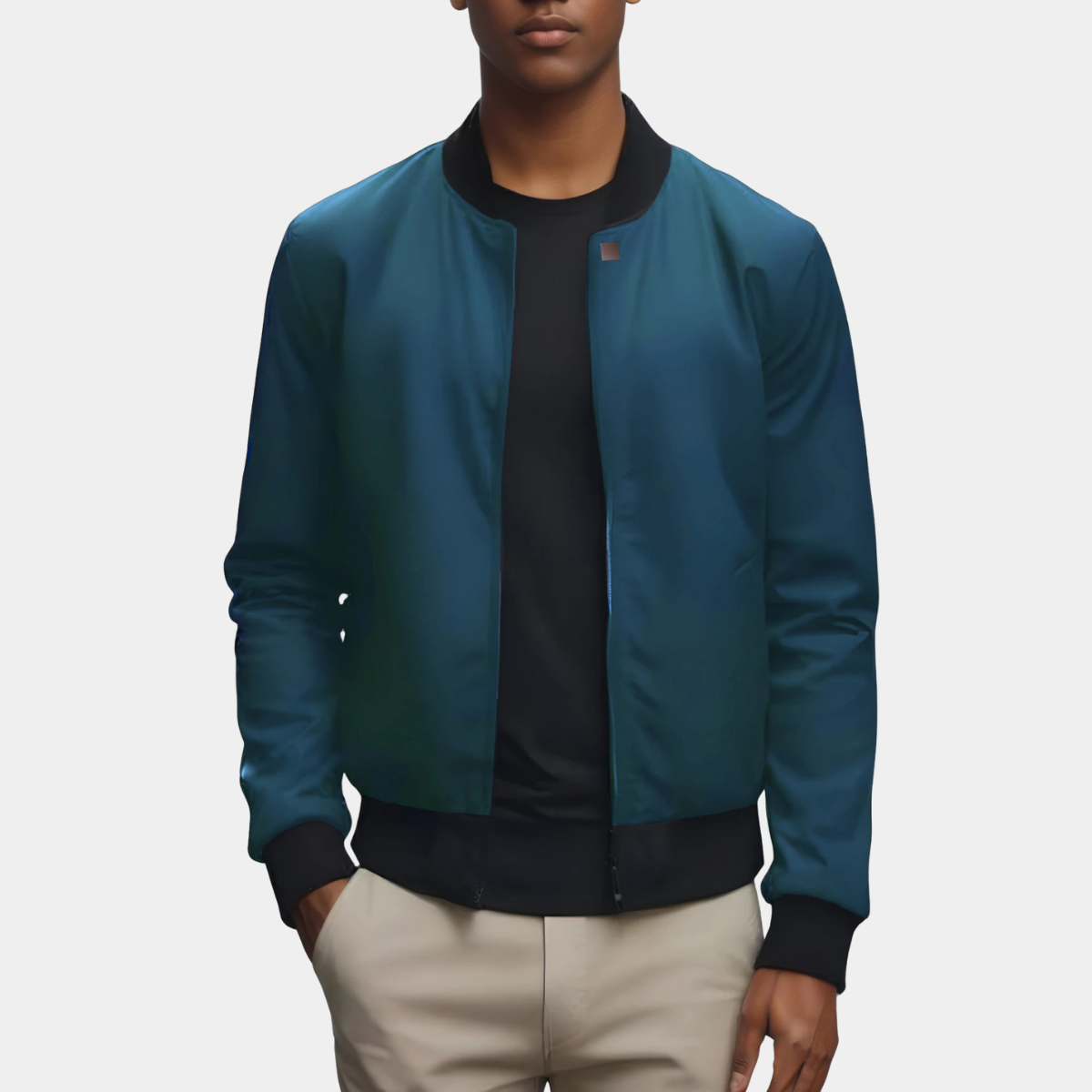 Bomber Jacket for Men – Lightweight Casual Zip Up Coat