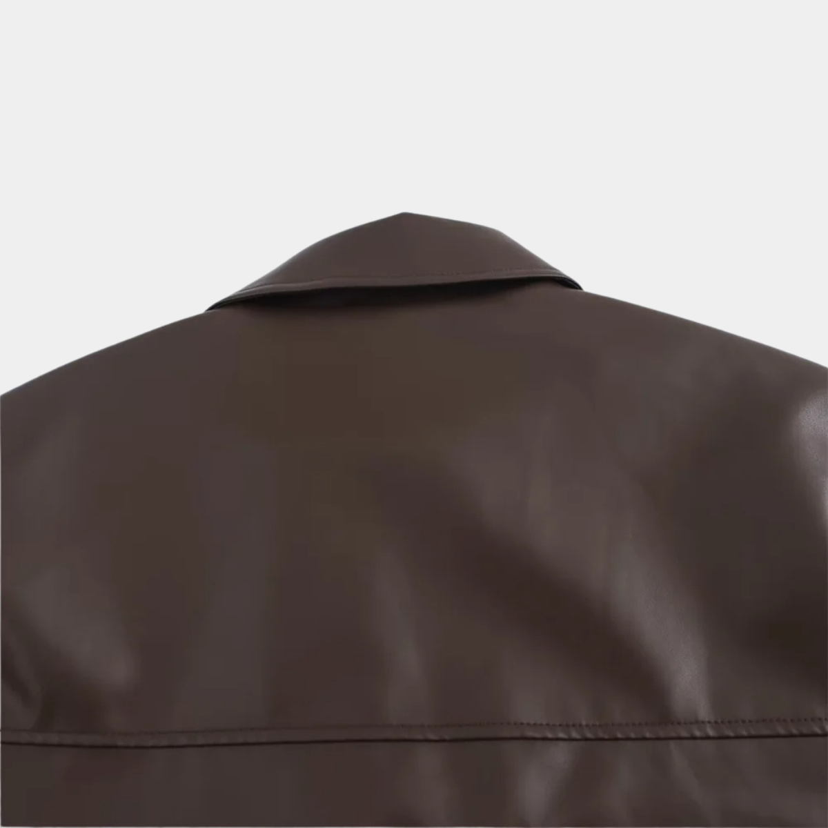 Classic Zip Up Leather Jacket – Smart Casual