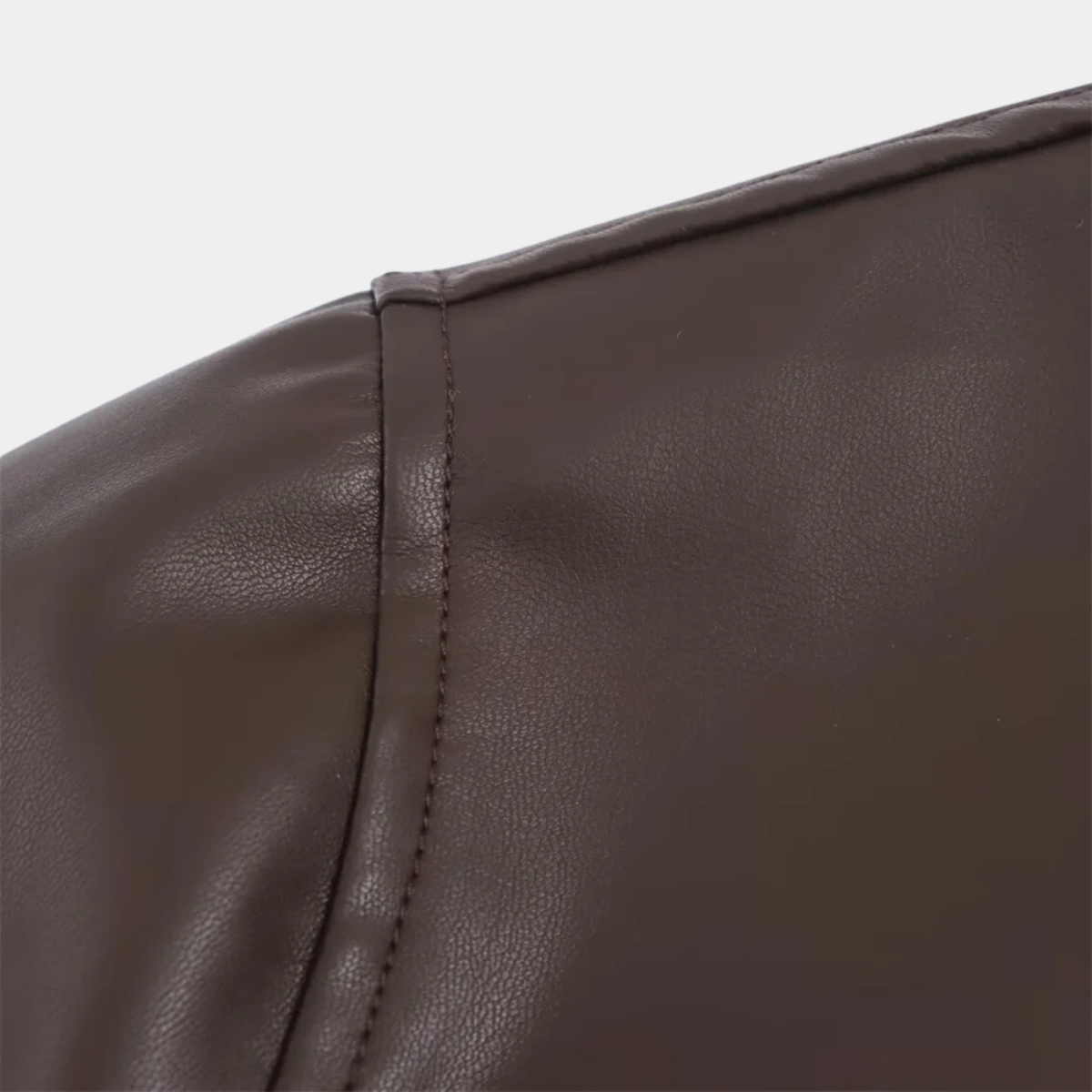 Classic Zip Up Leather Jacket – Smart Casual