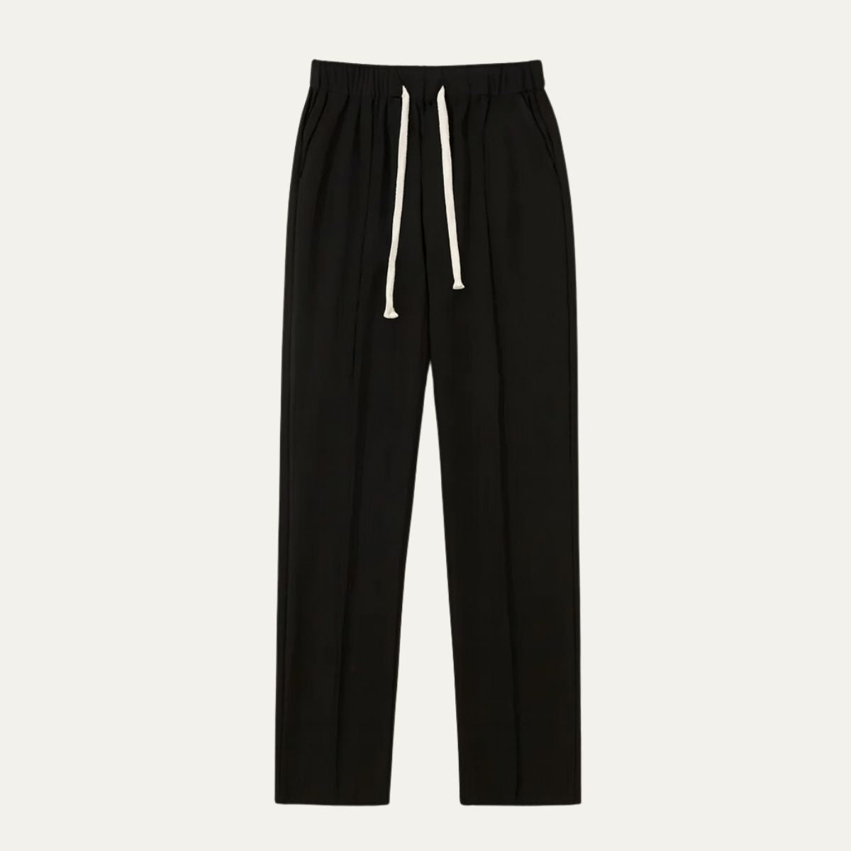 Lightweight Mens Elasticated Waist Trousers – Casual Pants