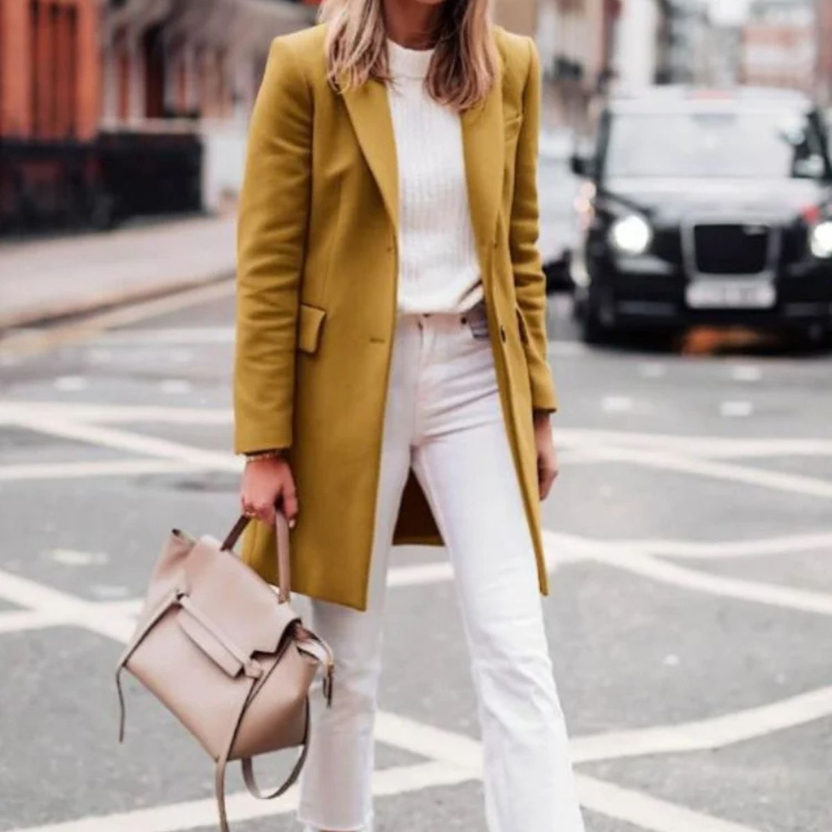 Oversized Double Breasted Teddy Trench Coat