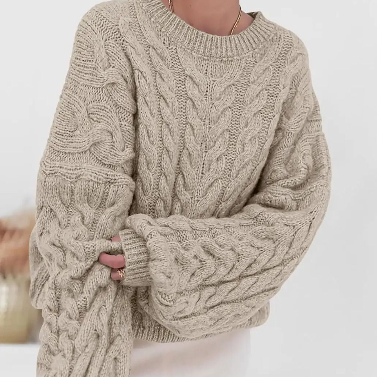 Soft Knitted Jumper – Soft Oversized Winter Sweater