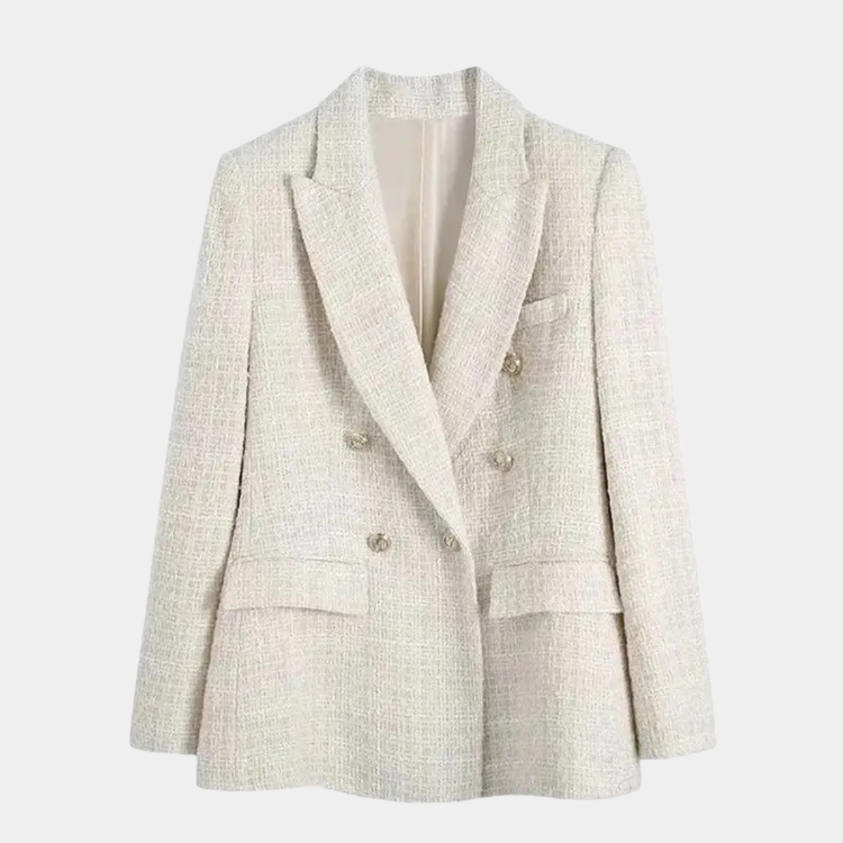 Chic Blazer Coat – Classic Double Breasted Style