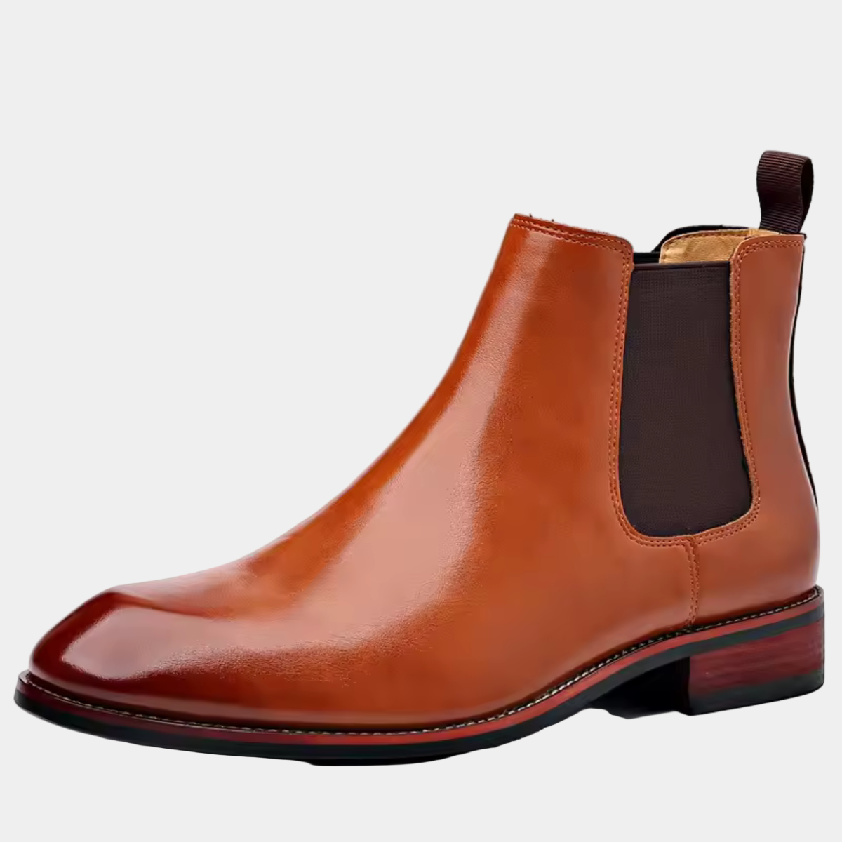 Brown Leather Chelsea Boots Men – Slip On Ankle Boots