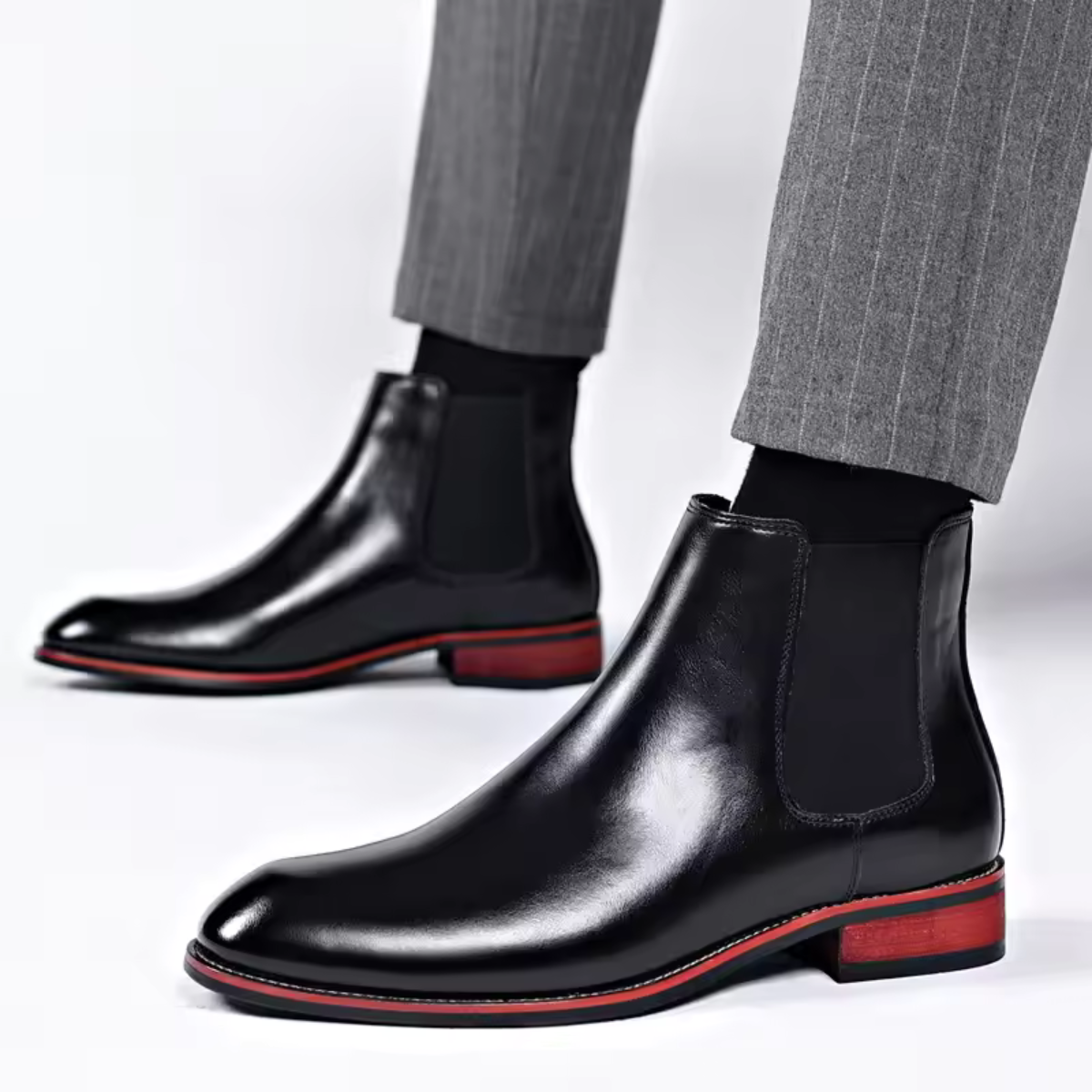 Brown Leather Chelsea Boots Men – Slip On Ankle Boots