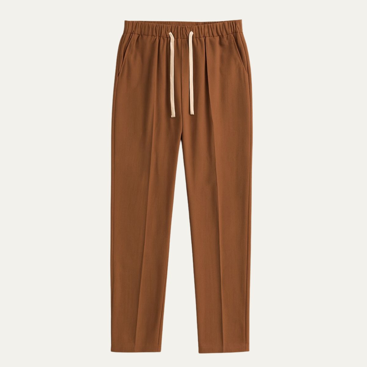 Lightweight Mens Elasticated Waist Trousers – Casual Pants