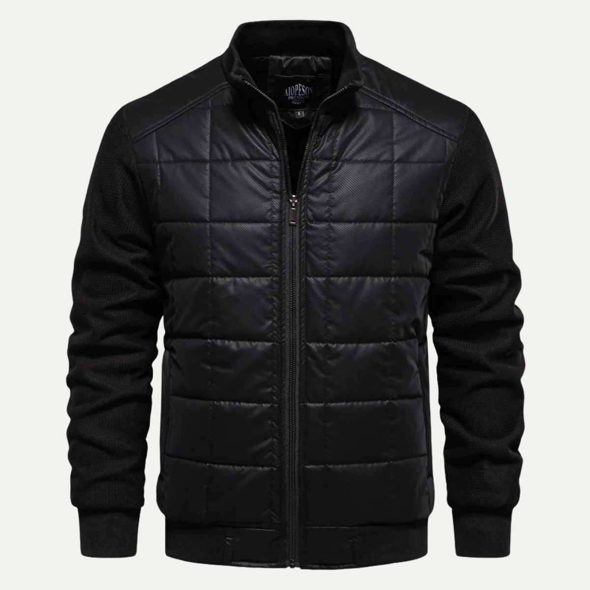 Lightweight Bomber Jacket for men – Casual Zipped Quilted Coat