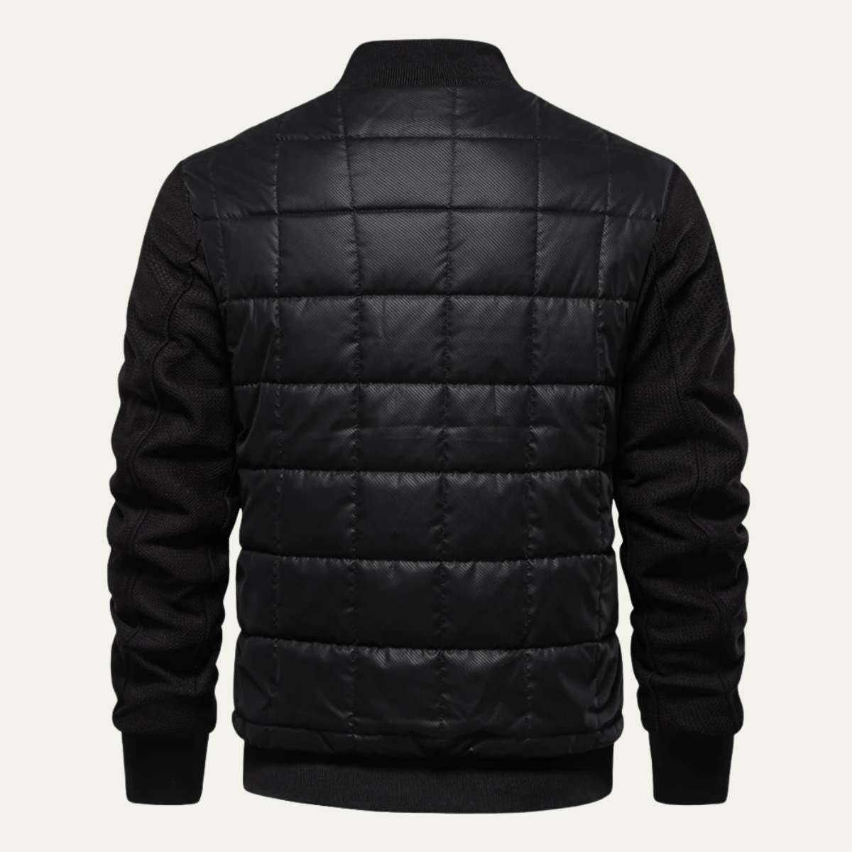 Lightweight Bomber Jacket for men – Casual Zipped Quilted Coat