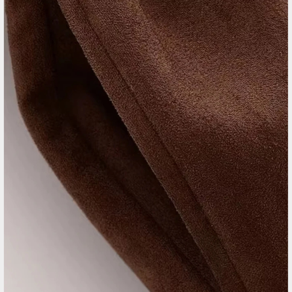 Elegant Belted Suede Jacket – Elegant Fit