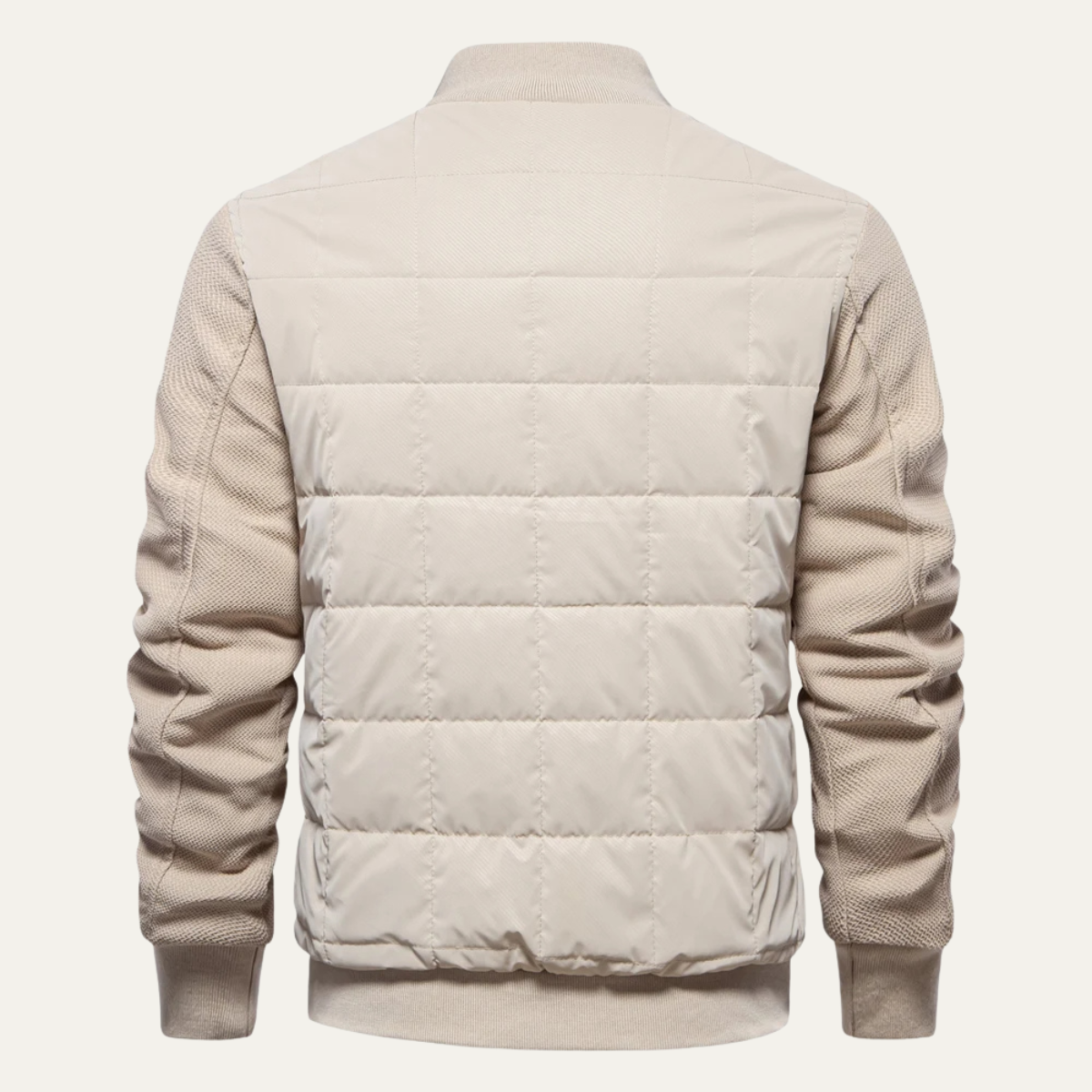 Quilted Bomber Jacket – Lightweight Zipped Coat