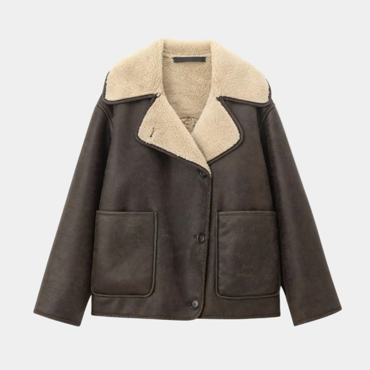 Shearling Leather Jacket – Fur Lined Winter Coat
