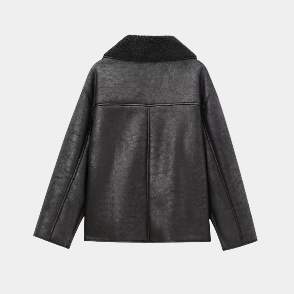 Shearling Leather Jacket – Fur Lined Winter Coat
