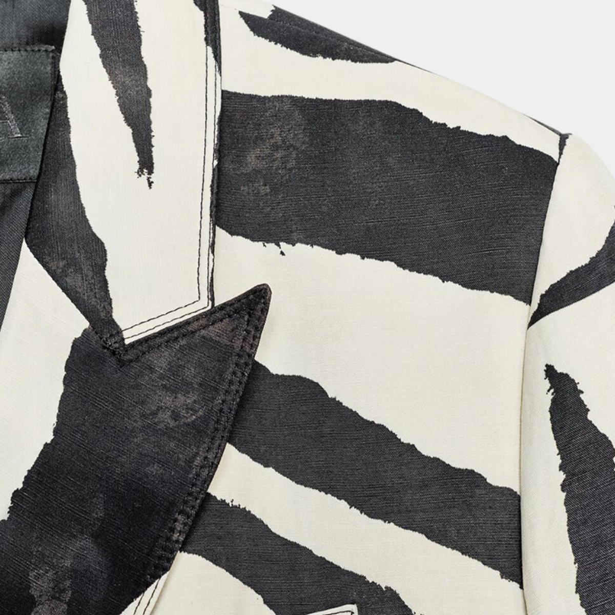 Chic Animal Print Jacket – Elegant Blazer Coat