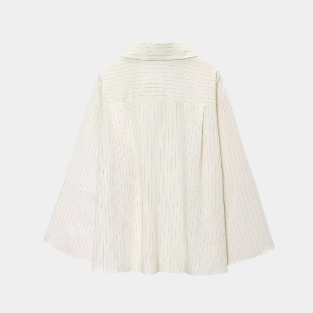 Striped Shirt – Loose Fit Blouse Casual Office Top