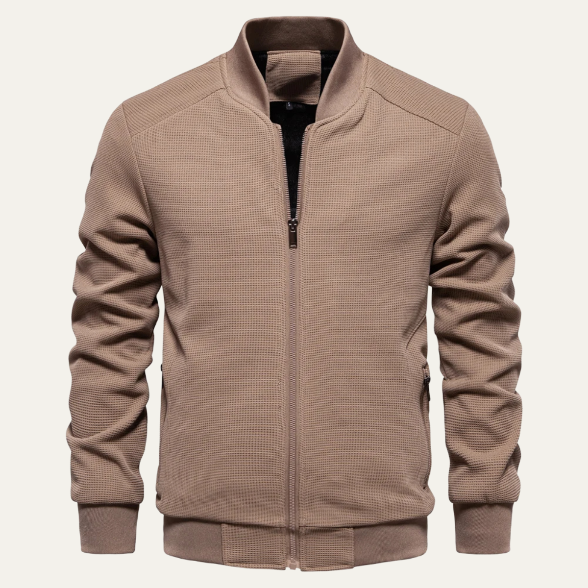 Lightweight Fleece Jacket – Casual Zipped Coat