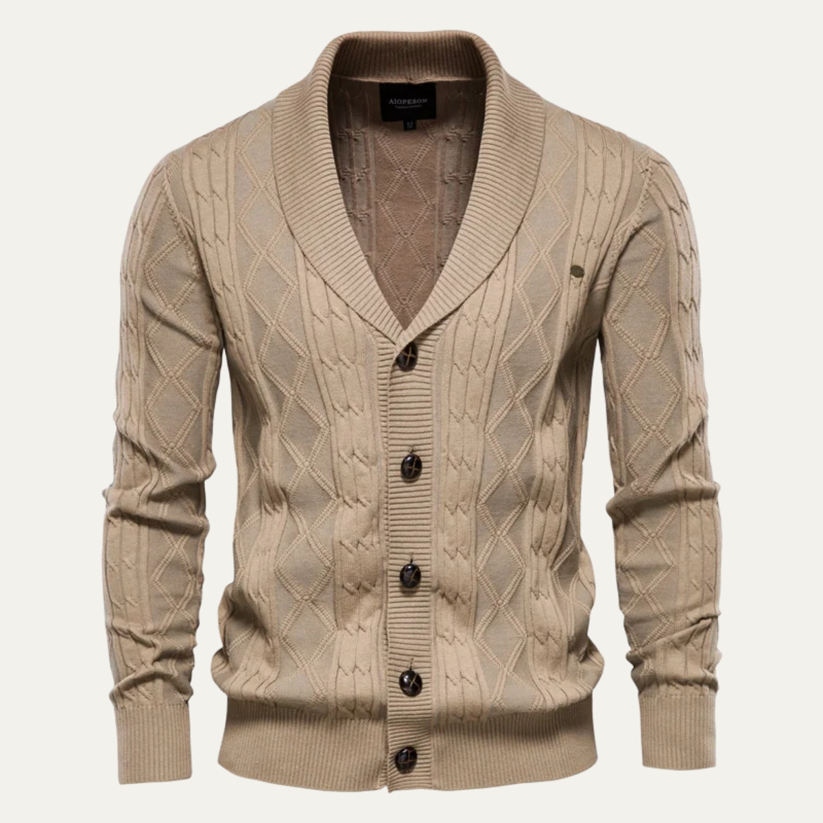 Knitted Cardigan – Button Up V-Neck Jumper